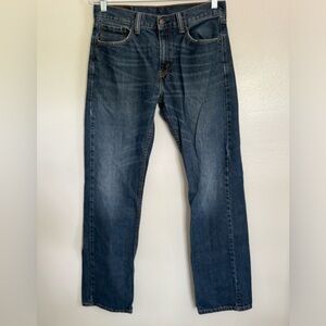 LEVI’S 505 Dark Wash Jeans - Men's Size 30x32 - Blue - 100% Cotton -Straight Leg